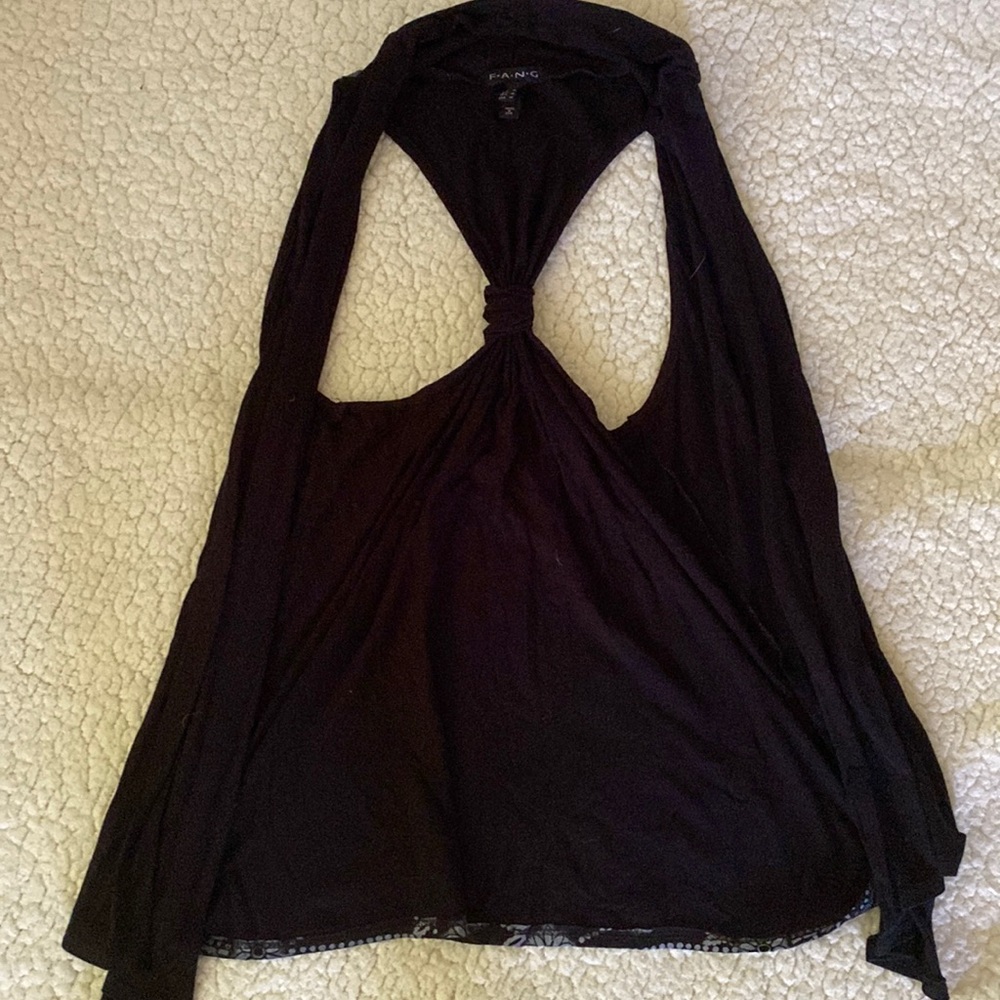No sleeve cardigan
